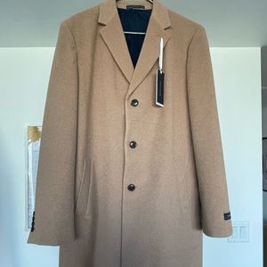 Tommy Hilfiger Addison Camel Beige Overcoat